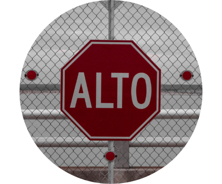 cartel de alto