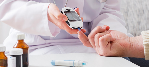 prueba de glucemia